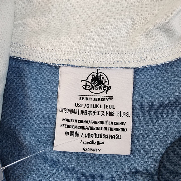 Disney Blue Spirit Jersey Zip up Jacket - L - Picture 10 of 11